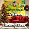 Custom Name Personalized Neymar Jr Print Tapestry, Wall Art Decor, Bedroom, Dorm, Apartment, LivingRoom, Party Backdrop, Gift for Birthday
