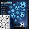 Luminous Glow in The Dark Football Decals Creative Luminous Football Sticker  Wall Decor