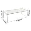 Kitchen Storage Shelf Cabinet Layered Organizers Rack Stackable Counter Shelves Rustproof Spice Rack Pot Bowl Dish Storage Rack