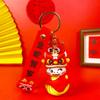 Blessing New Year Key Ring Lucky Cartoon Snake Pendant Fashion Snake Year Keychain  Spring Festival