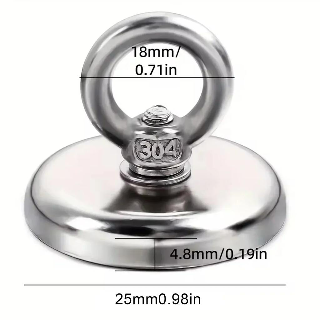 2 шт. Магнитные крючки, Натяжные магнитные крючки, со зенкованными подъемными кольцами, Подходят для рабочих мест, домов, кухонь