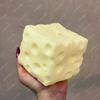Гигантский Сырный Кубик Антистресс Большой Формуемый Сырный Сжимаемый Шарик Не Отскакивающий Фиджет Игрушка ASMR Сенсорная Антистрессовая Рождественский Подарок
