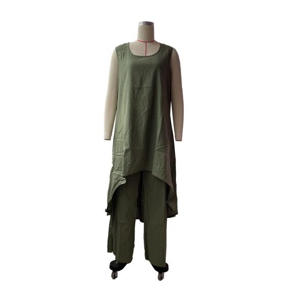 Халат, брюки, костюм, модный повседневный свободный жилет больших размеров, женская одежда