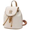 New MLB MONOGRAM Series New York Yankees Team Cotton Backpack Mini Unisex Dark Cream 3ABKS014N-50CRD