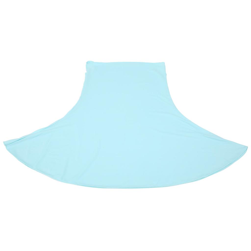 Outdoor Sports Sunscreen Face Shield AntiUV Headwear Neck Guard EarHook Type Cover(Light Blue )