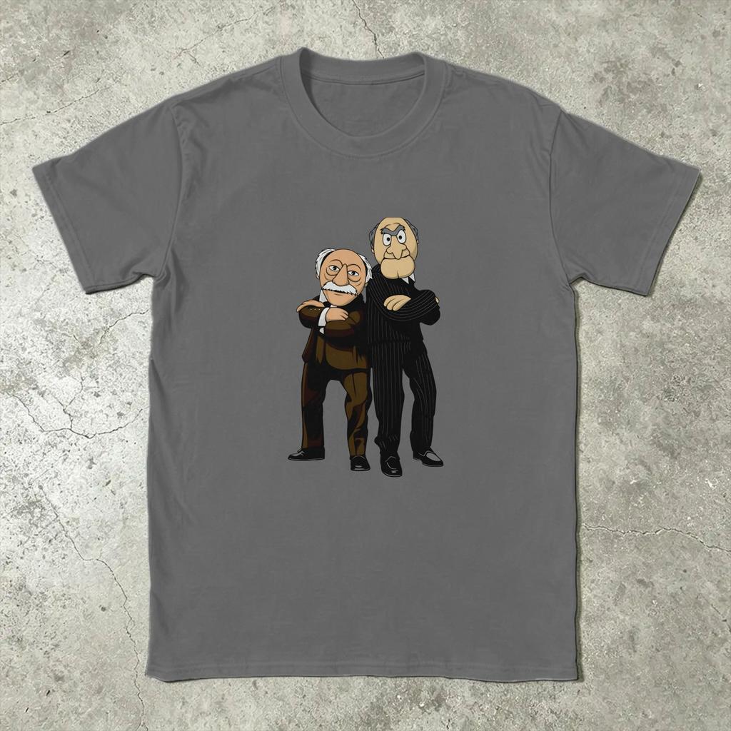 Harajuku T Shirt Summer Statler And Waldorf Popular Tshirts 100 Cotton Tee Shirt For Unisex Y2k Retro Print Short Sleeve Top Tees