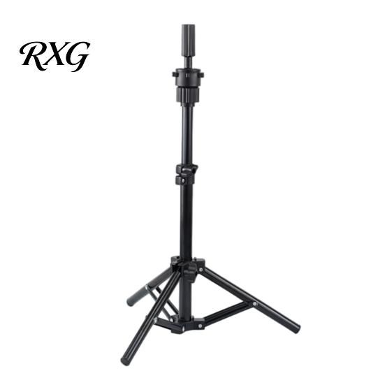 Hair Perming Training Stand 0.5/1.6M Mannequin Head Stand, Height Adjustable Wig Display Holder Tripod for Cosmetology, Hairdressing Training, Styling