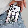 Мультяшный французский бульдог мягкий чехол для телефона для iPhone 16e 15 14 13 12 17 Pro Max Plus Air 17pro Чехол Coque