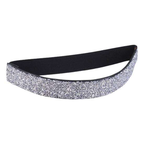 Женский ремень, регулируемая эластичная лента, блестящие стразы, широкая противоскользящая одежда, подходящая нескользящая узкая талия, платье, пояс, аксессуар для одежды