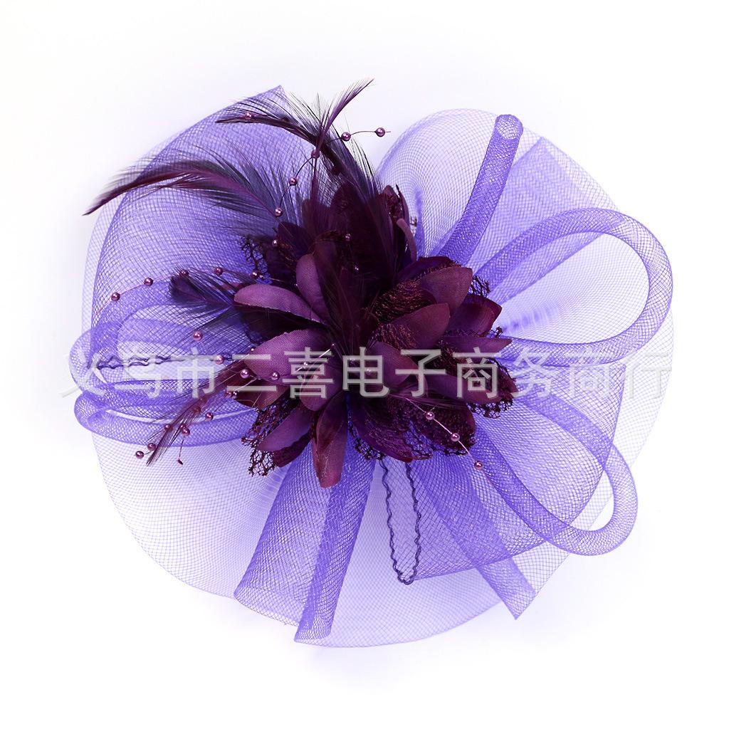 New fashion boutique party top hat, party banquet ball hairpin top hat, boutique headgear