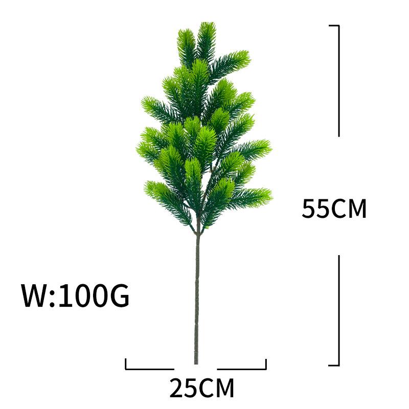 Искусственные ветки сосновых иголок Рождественские поддельные заснеженные сосновые пики Веточки Зимние спреи Зелень Стебли для рождественской елки Гирлянды Декор