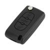 [A ABSOPRO] Peugeot 3 Button Key Shell Case Keyless Entry Remote Key Fob Replacement Case for 207