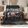 fontaines d.c. Soft and comfortable flannel Suitable for sofas living rooms outdoor camping travel and also makes a great anniversary gif