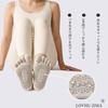 LOVHU JIMA Yoga Pilates Set Women's Five-Toe Socks, Non-Slip, Socks, 3-Pair
