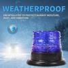 Magnetic Base Warning Light Blue Amber Red Flashing Beacon New LED Strobe Light  Universal