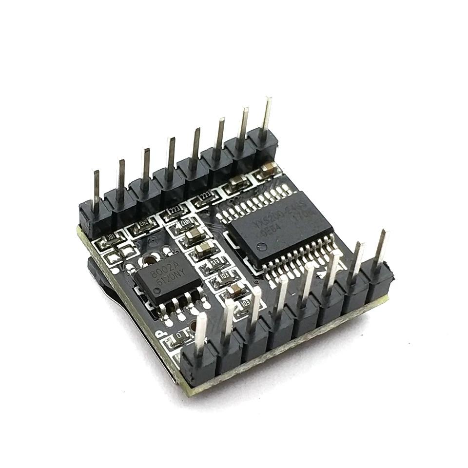 Модульная плата мини-плеера MP3 DF, плата декодирования голоса MP3 для Arduino с поддержкой TF-карты, U-Disk IO/последовательного порта/AD DFPlayer