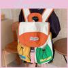 Kid Backpack With Color Block Design For School And Outdoor Travel