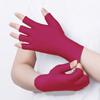 Summer Ice Silk Half Fingers Gloves Women Breathable Thin Fingerless Gloves