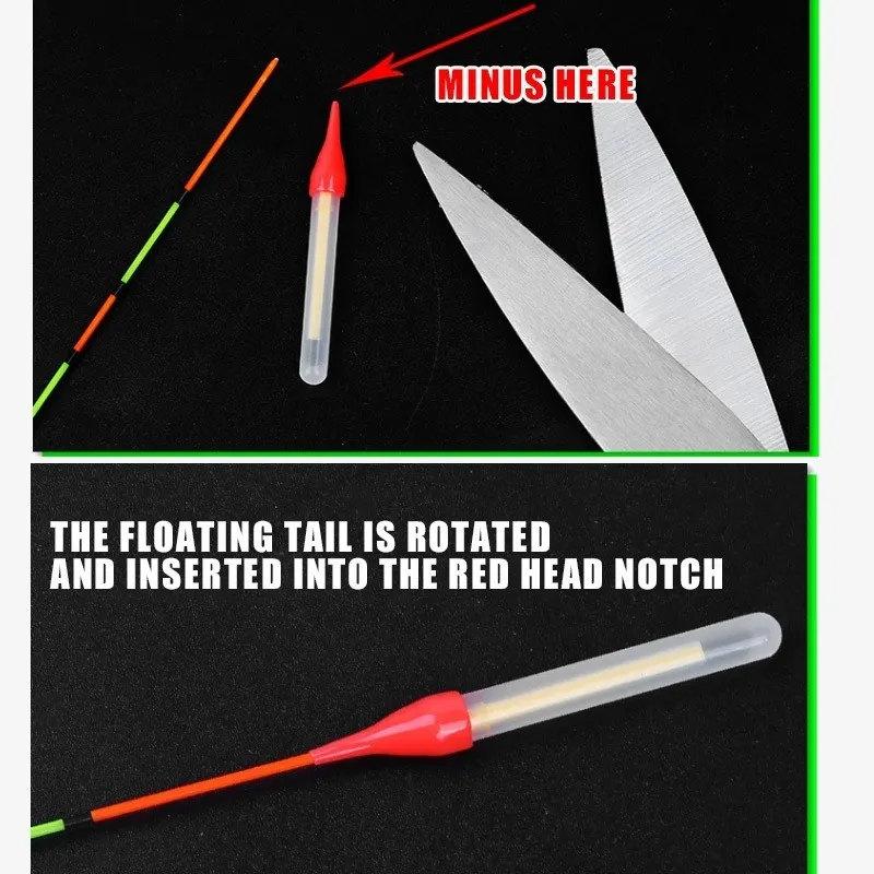 10/25/50 шт. поплавок для рыбалки, флуоресцентный светильник, ночной поплавок, стержень, светильник, темная светящаяся палочка, полезная для рыбалки/вечеринки 4,5*37 мм