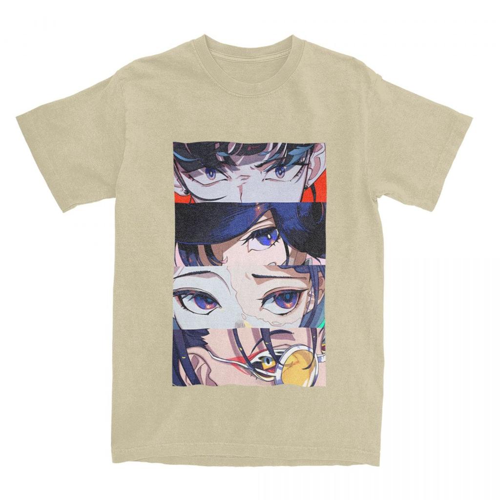 Men's Hip-hop Ado Singer T-Shirts Kyogen Album Merch 100 Cotton Tops Short Sleeves T Shirt Crew Neck Harajuku Custom Logo Tshirt