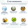 Hyaluronsure Gesichtserum - hydratisierendes Anti -Falten -Anti -Aging -Gesichtsserum - mit Vitamin C und E grnem Tee Jojobal - Natural und Bi
