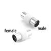 Коаксиальные RF разъемы "папа-папа" Кабельное ТВ Соединитель "мама-мама" Коаксиальный конвертер для антенн Удлинительный штекер для ТВ-антенны