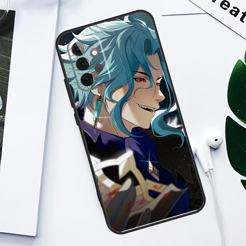 Чехол для телефона Genshin Impact Доктор для Samsung Galaxy A52 A22 A32 A54 A34 A14 A55 A35 A15 A53 A33 A13 A05 A06 A16