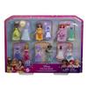 Mattel Disney Princess Dream Fashion Set Doll Set of 6 with Dress Up Play 3 Years Old and Up Multi HPD51 (Mini Accessories) Doll/House Play/Pretend