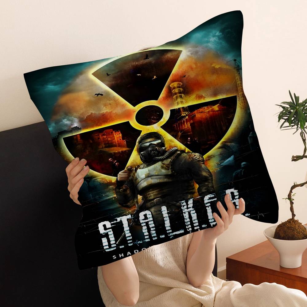STALKER Сердце Чернобыля Наволочка Декоративная Наволочка для Подушки Печатная Наволочка для Дивана