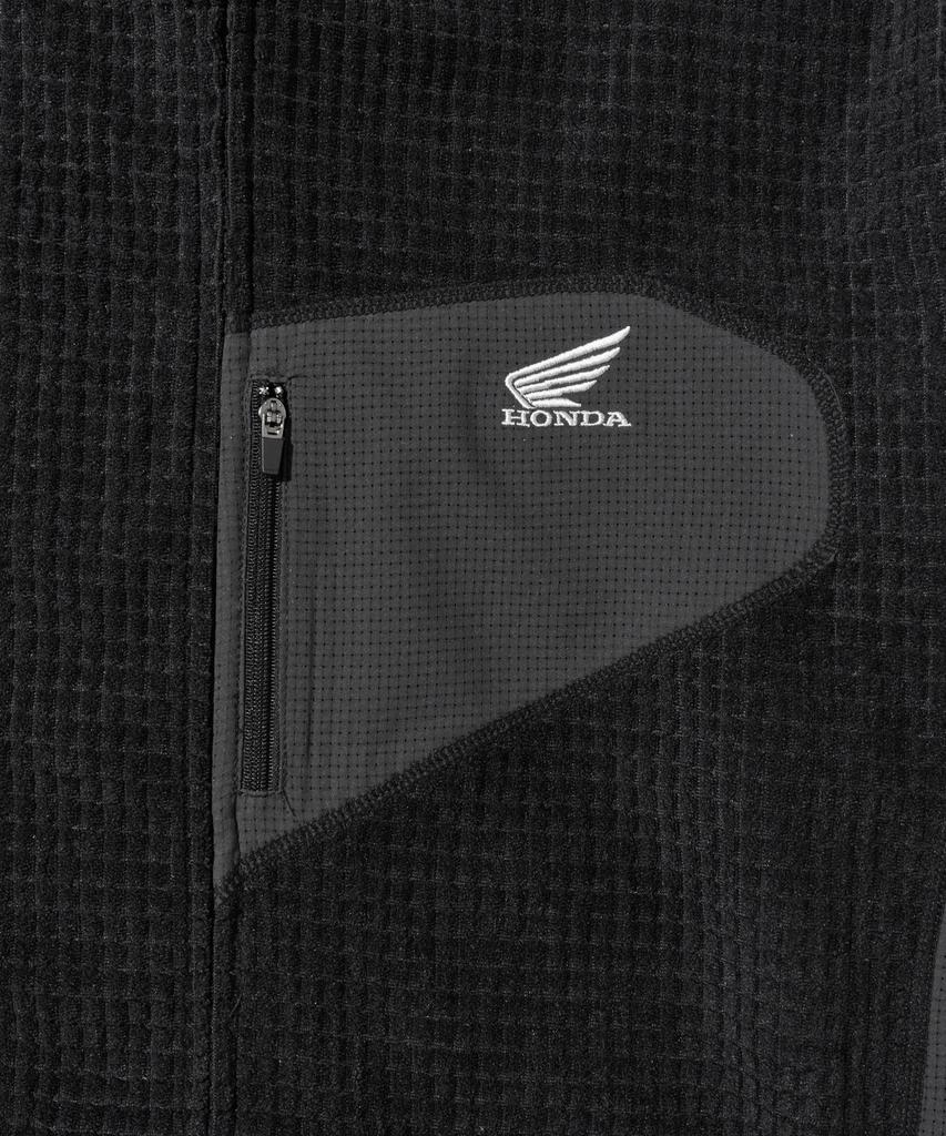 Толстовка с капюшоном Phyps H-Tech Grid Fleece на молнии с вентиляцией для мотоциклистов