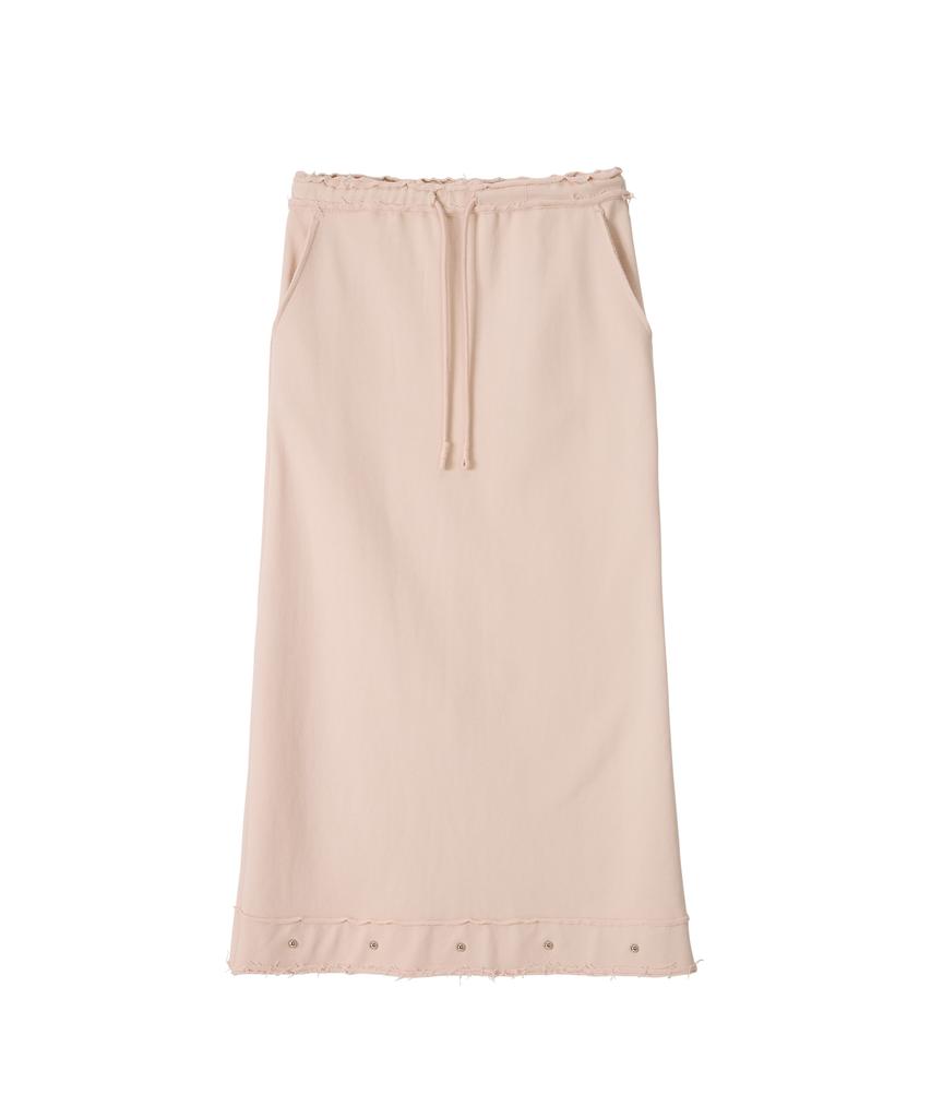 Salon De Yon Studded Sweat Skirt_ Skin Pink