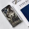 Animal Wolf Case For iPhone 17 Air 14 13 12 11 15 16 Pro Max Mini 15 16 Plus 16e Funda Silicone Cover