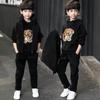 3 Pieces/set Boys Clothing Sets Kids Clothes For Teens Children Outfits Vest Hoodies Tops Pants Autumn Winter Suit Warm