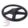 RASTP-Universal 14inch 350mm Racing Steering Wheel Skidproof PU Leather Car Sport Steering Wheels Car Accessories STW080