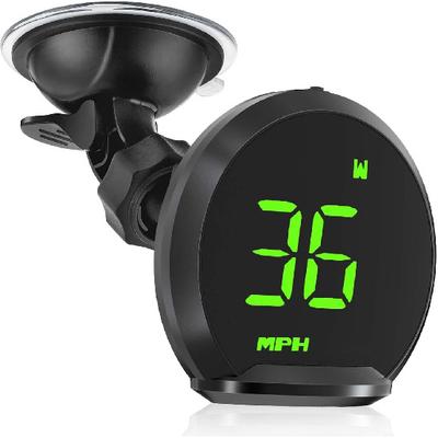 ACECAR Цифровой GPS-спидометр Новый HUD-дисплей на лобовое стекло Автомобильный ЖК-дисплей С отображением MPH Цифровая скорость Компас Направление Расстояние в пути Высота Превышение скорости