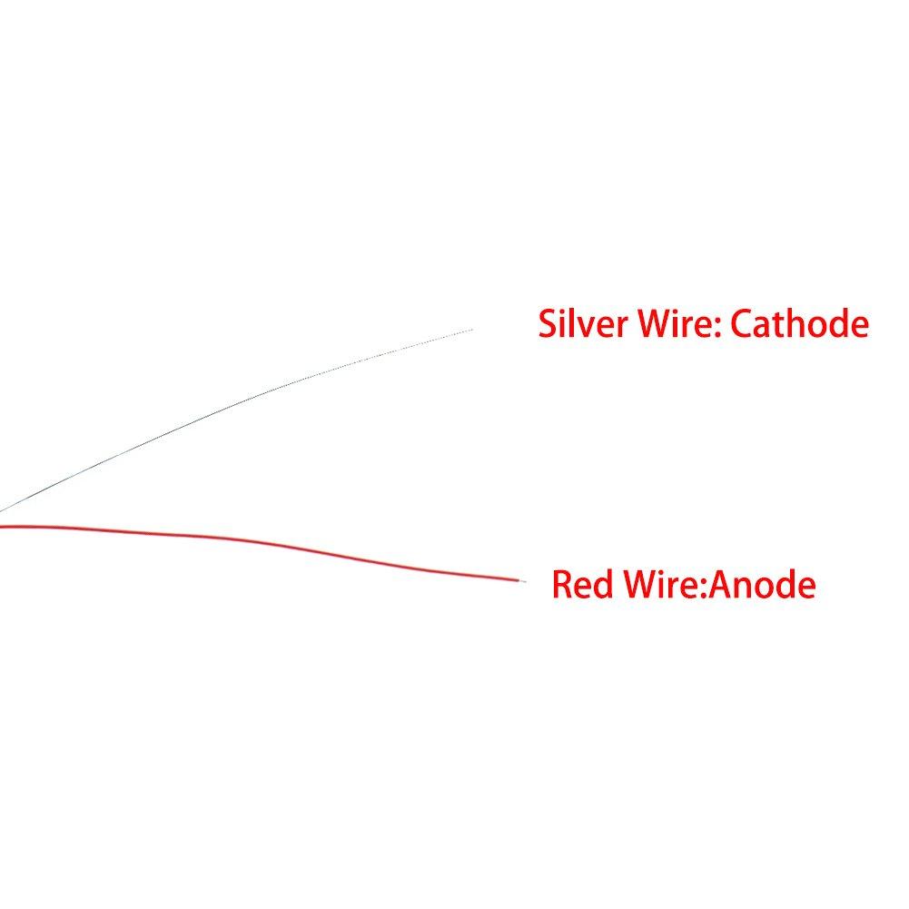 Светодиодный уличный теплый Идеально подходит для модели и пейзажа Образовательные DIY проекты 10-штук Огни, Белый, 42мм, Масштаб 1150-1220, Поезда, Здания, Диорамы,