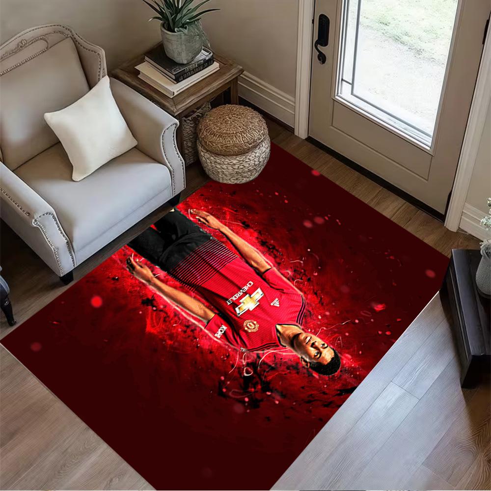 Man Player Celebration Carpet Suitable for Decorate room Living Rooms Game Room Balcony Anti-slip Rug Decorate Offices Gift for Festivals