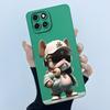 Чехол для Infinix Smart 6 HD Милый Кот Мультяшный Цветок Жидкий Силикон Мягкий ТПУ Ударопрочный Задняя Крышка Чехол для Телефона Smart6 HD X6512