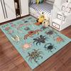 Various illustrated crab species carpet Yoga living room room decor children's crawling mat doormat area rug games mat