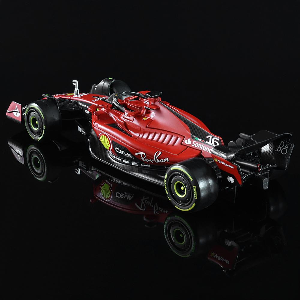 Ббураго 1:43 НОВЫЙ 2023 F1 Scuderia Ferrari SF23 №16 Шарль Леклер №55 Карлос Сайнс Формула 1 Сплав Супер Игрушечная Модель Автомобиля