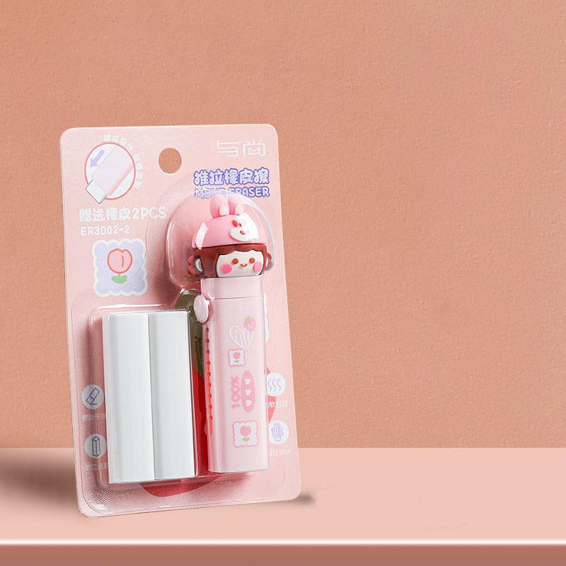 1 шт., канцелярские принадлежности, школьные принадлежности, милый мультяшный резиновый креативный новинка, детские подарки, ластик для карандашей