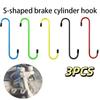 S Shape Brake Caliper Hanger Rubber Protection Brake Caliper Hanger Hook  Maintenance