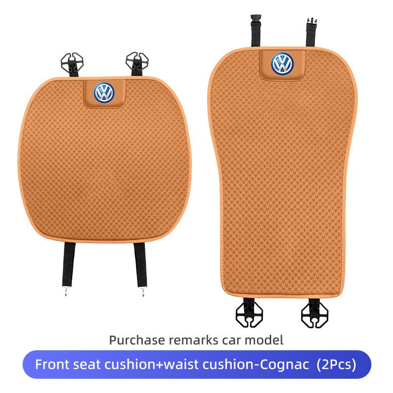 For Volkswagen VW Car Accessories Seat Ice Silk Cushion Protective Mat Pad Scirocco Jetta Beetle Golf 4 5 6 Passat Polo B5 zj1