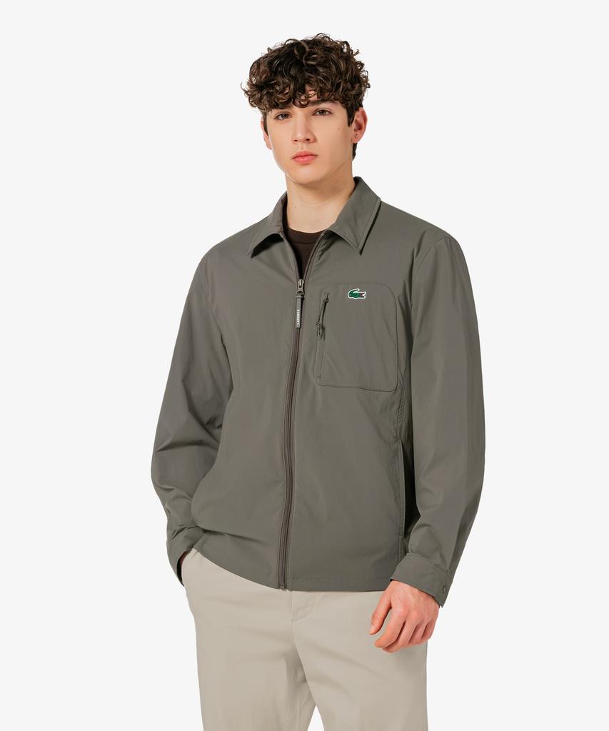Мужской вязаный джемпер в стиле рубашки Lacoste Sh797E-56G Bmy