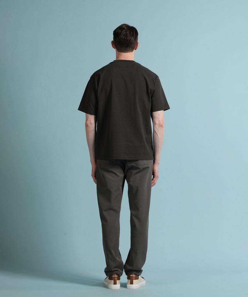 PANICALE Charcoal Heavy Cotton Logo Short Sleeve T-Shirt (Type A)