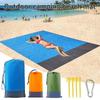2x2.1cm Large Waterproof Beach Mat Anti-sand Blanket Folding Camping Mat Pocket Portable Mattress Lightweight Outdoor Picnic Pad