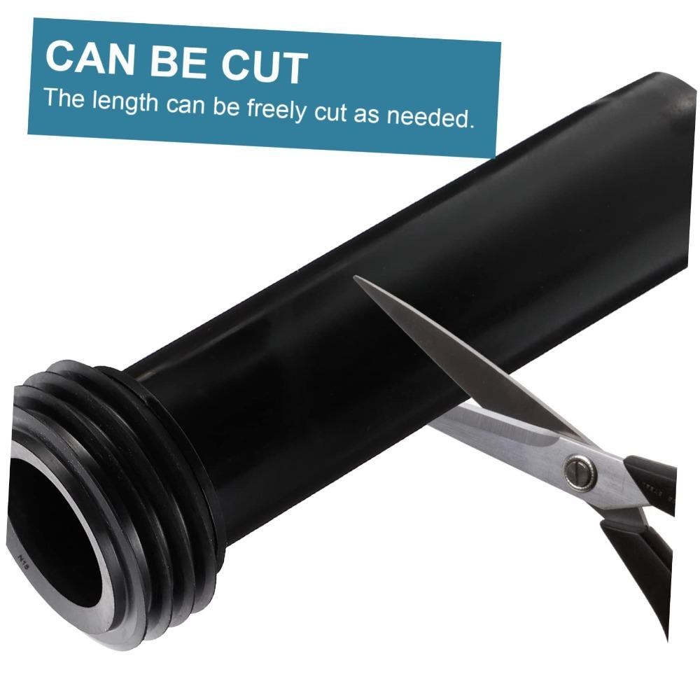 2 шт. Черная соединительная труба для унитаза ПП сливная труба для унитаза слив для ванны запчасти для унитаза