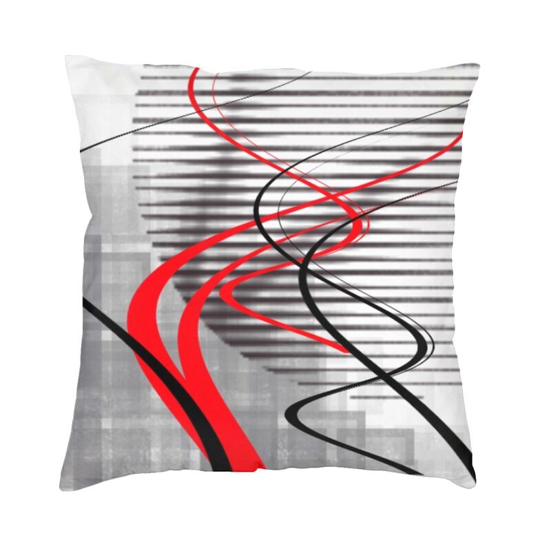 Пледы на подушки с геометрическим зигзагообразным шевронным узором, домашние декоративные чехлы для подушек с абстрактной геометрией, квадратные наволочки для дивана и автомобиля