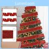 Festive 2 Meter Glittering Satin Ribbon For Christmas Tree Decorating And Celebration Essentials