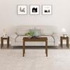 VidaXL Nesting Tables 3 Pcs Honey Brown Solid Pine Wood 824981